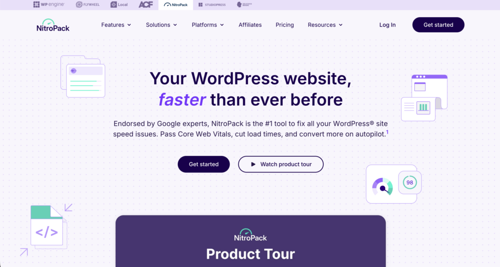 Nitropack homepage
