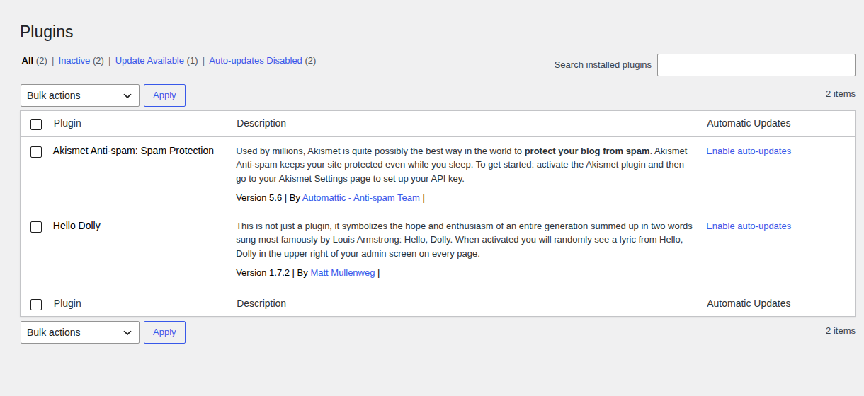 WordPress optimization controls context for selective performance changes