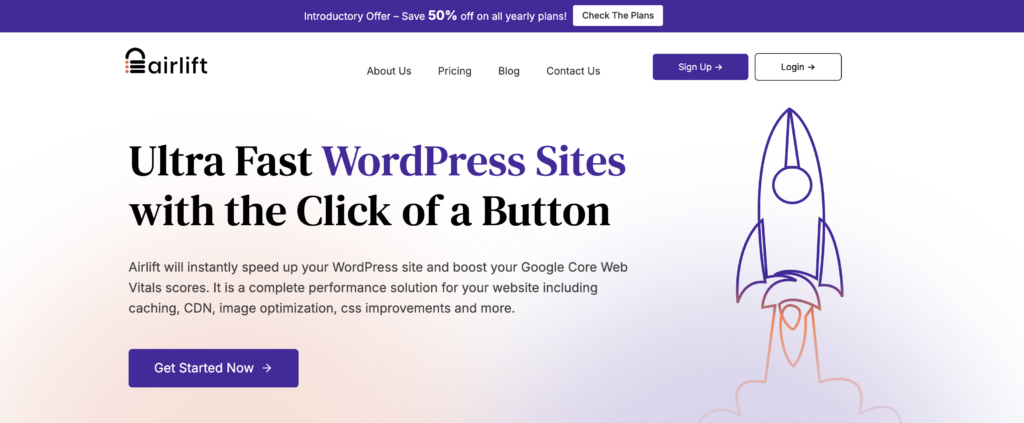 Airlift homepage